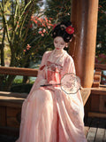 [Preorder 30 days] Veil of Shadows (2026) x SHI SAN YU Official Merch - Ju Jingyi (Luwuyi) Peach Pink Hanfu Set