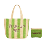 [In stock] Hou Minghao x PLUG-IN PET Vacation Series Outdoor Woven Bag + Photo Card & Post Card Benefit