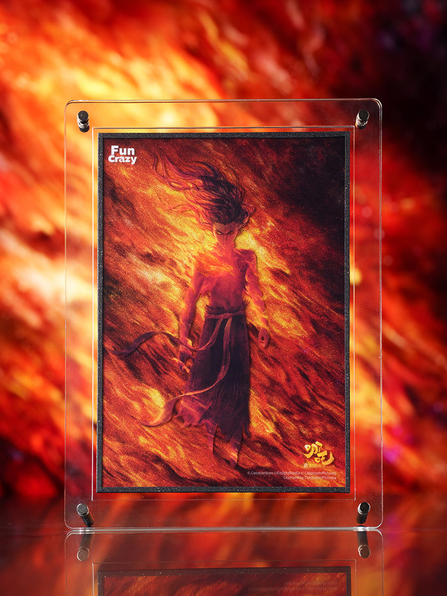 Ne Zha 2 x FUNCRAZY Official Merch - Acrylic Art Deco Poster