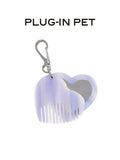 [In stock] Hou Minghao x PLUG-IN PET 'NO OFF DAYS FOR PET DAYS' Galaxy Purple Heart Mirror Pendant + Post Card Benefit