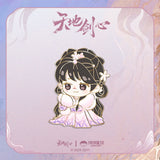 Sword and Beloved x PINPIN PLANET Official Merch - Cheng Yi (Wang Quan Fugui) / Li Yitong (Qing Tong) Character Metallic Pin Badge (preorder)