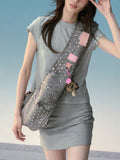 [In Stock] Zhao Lusi Design Brand ROSYDOEDIAN - momo Fluffy Mushroom Plush Keychain Bag Charm