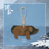 [Preorder 45 days] Pursuit of Jade (2026) Tencent Official Merch - Wooden Piglet Pendant / Door Ornament - CPOP UNIVERSE Chinese Drama Merch Store