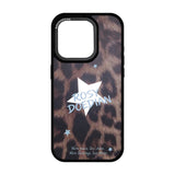 [In Stock] Zhao Lusi Design Brand ROSYDOEDIAN - 'Found My Pack' Leopard Print Mirror Phone Case (iPhone 15/16/17 Compatible)