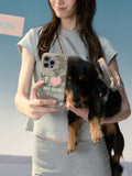 [In Stock] Zhao Lusi Design Brand ROSYDOEDIAN - 'I Love My Dog' Phone Case (Compatible with iPhone 15/16/17)