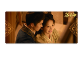 [Preorder 120 days] Where the Mask Ends (2026) Official Merch - Tian Xiwei (Wei Rao / Jun Dai) / Yan An (Lu Zhuo) Drama Stills Couple Liquid Glitter Magnet / Mouse Pad