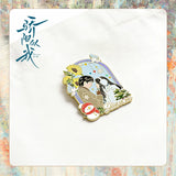 [PREORDER 60 days] Shine on Me (2025) Official Merch - Zhao Jin Mai / Song Wei Long Metallic Badge / Magnet