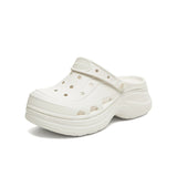 [In stock] Hou Minghao x Teenmix Seashell Platform Clogs | Thick Sole Closed-Toe Summer Beach Sandals 5.5 CM [+limited HMH benefit]