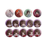 Sword and Beloved x FEO Official Merch - Cheng Yi (Wang Quan Fugui) / Li Yi Tong (Qing Tong) Character Badge Set (preorder)