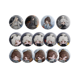Sword and Beloved x FEO Official Merch - Cheng Yi (Wang Quan Fugui) / Li Yi Tong (Qing Tong) Character Badge Set (preorder)