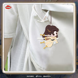 Sword and Beloved x TEAMMI Official Merch - Cheng Yi (Wang Quan Fugui) / Li Yitong (Qing Tong) Character Embroidered Cloth Pendant (preorder)
