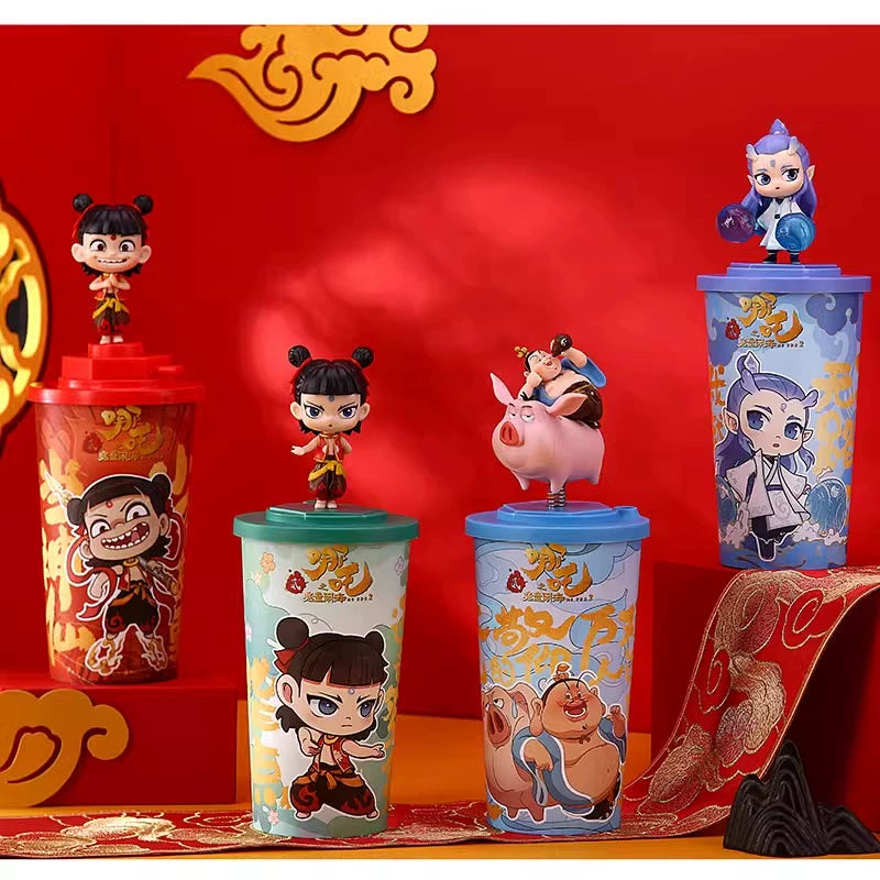 Ne Zha 2 Merch - Official Movie Peripherals / Popcorn Bucket Ne Zha 2 Merch - Official Movie Peripherals / Popcorn Bucket