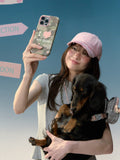 [In Stock] Zhao Lusi Design Brand ROSYDOEDIAN - 'I Love My Dog' Phone Case (Compatible with iPhone 15/16/17)