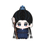 Fight for Love (2025) Official Merch - Ryan Ding Yuxi (Wei Yun) Character Blue Robes Plush Doll 10 cm (preorder)