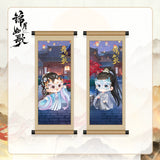 Legend of the Female General (2025) Official Merch - Cheng Lei (Xiao Jue) / Zhou Ye (He Yan) Ancient Scroll Magnet (Preorder)