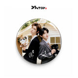 [In Stock] Deep In Official Merch - Ollie & Shu Yuan "Leopard & Cat" CP Badge Set / Magnetic Smartphone Grip