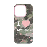 [In Stock] Zhao Lusi Design Brand ROSYDOEDIAN - 'I Love My Dog' Phone Case (Compatible with iPhone 15/16/17)