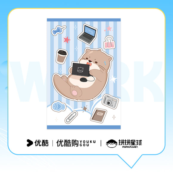When Destiny Brings the Demon Official Merch - Otter Office Blanket [100*150 cm] (Preorder)