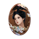 Moonlit Reunion (2025) Official Merch - Xu Kai (Mei Zhuyu) / Tian Xiwei (Wu Zhen) Character Badge - CPOP UNIVERSE Chinese Drama Merch Store