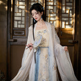 [Preorder 45 days] Veil of Shadows (2026) x SHI SAN YU Official Merch - Chen Duling (Wu Wangyan) Pale Blue Hanfu Set
