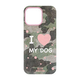 [In Stock] Zhao Lusi Design Brand ROSYDOEDIAN - 'I Love My Dog' Phone Case (Compatible with iPhone 15/16/17)