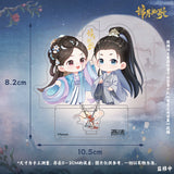 Legend of the Female General (2025) x WUSTYLE Official Merch - He Yan / Xiao Jue Couple Acrylic Pen & Flower Magnetic Holder (Preorder)