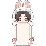 [Preorder 60 days] The Road to Splendor (2026) Official Merch - Deng Enxi (Fu Tingyun) Rabbit Dumpling Plush Pendant / Plush Cardholder