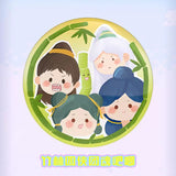 Love Game in Eastern Fantasy (2024) Merch - Bamboo Forest Four Heroes Team Spirit Badge + Fridge Magnet Set [Official]