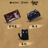 Moonlit Reunion (2025) Official Merch - Xu Kai (Mei Zhuyu) / Tian Xiwei (Wu Zhen) Jewelry Box, Wooden Comb & Cat Ear Studs (Preorder)